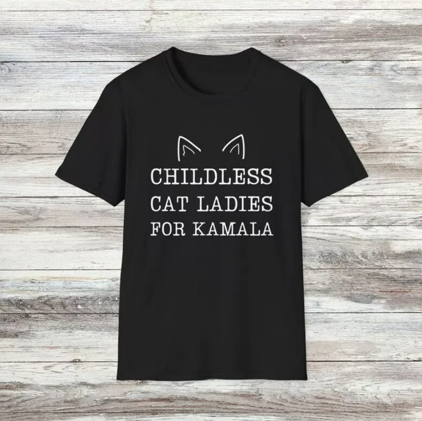 Kamala Harris Shirt Childless Cat Ladies for Kamala | Harris 47 | Funny Pro Kama