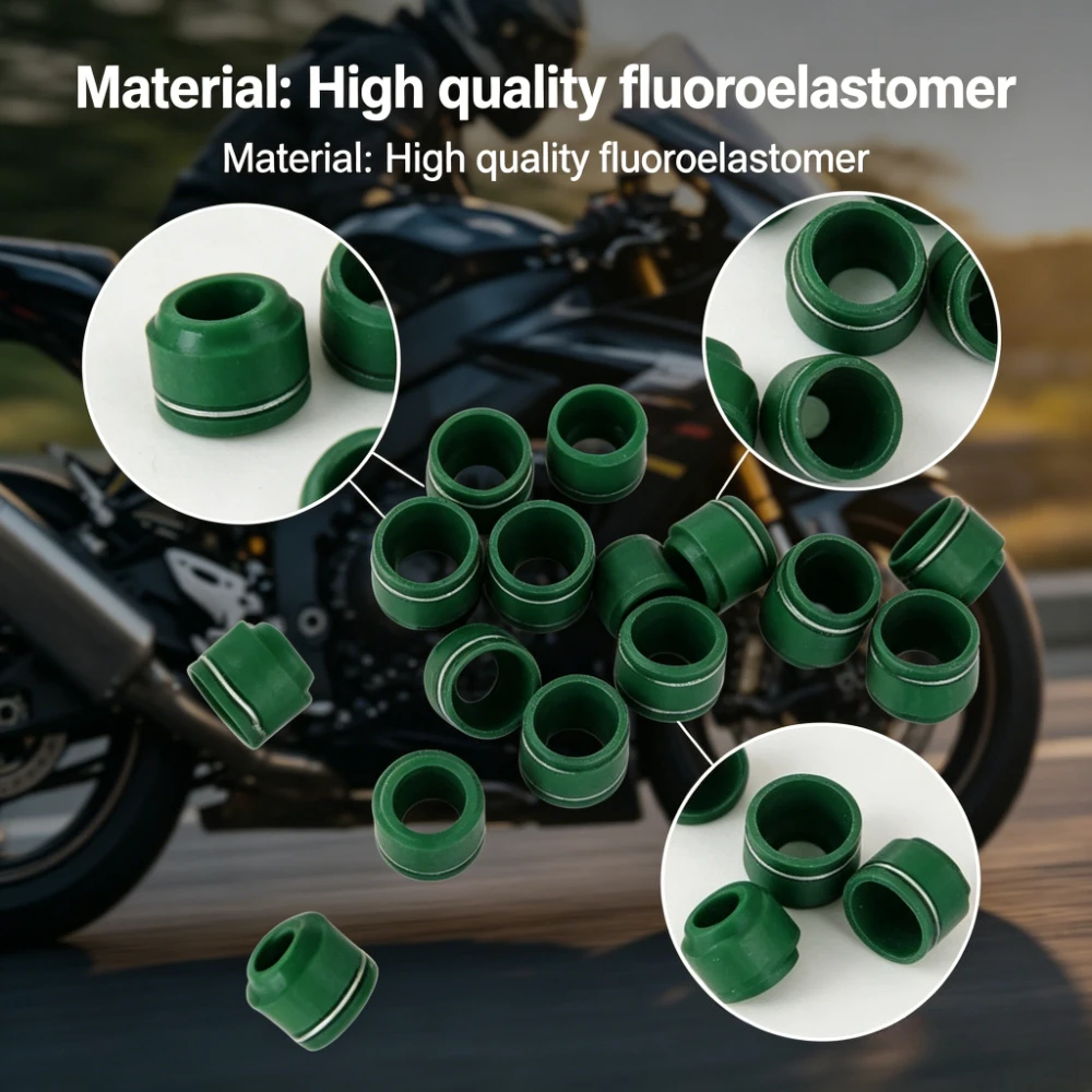 

4mm Motor Intake Exhaust Valve Oil Seal for Yamaha VOX50 EVO2 VINO50 GEAR50 For MBK Aerox Neos Neo's Giggle OVETTO 50 XC50 CE50