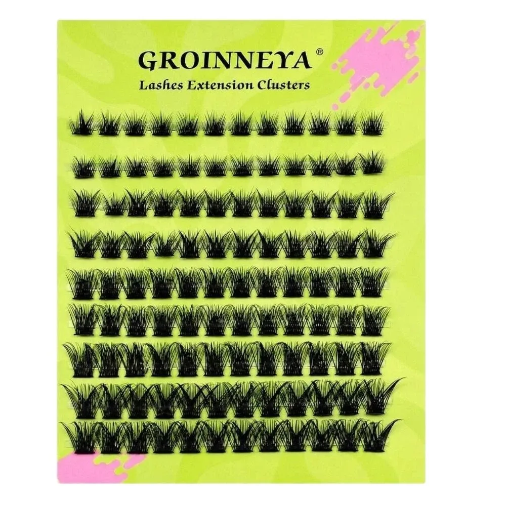 8-16mm Length Single Cluster False Eyelashes Curly and Thick Soft Texture Fluffy Volume Lashes Enlarge Eyes Eyelash Extensions