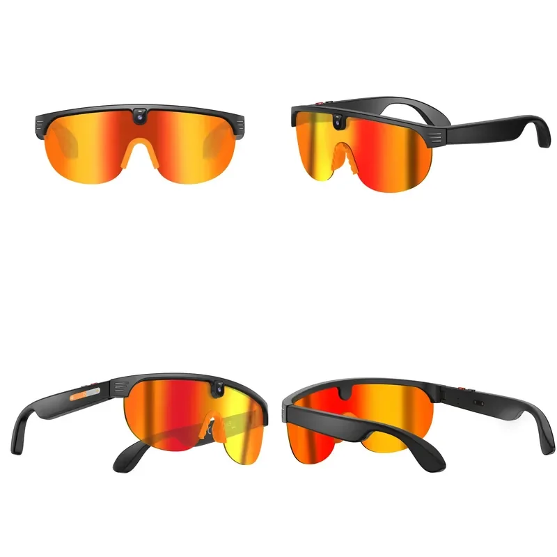 Smart Quality Real New Reading Tech Aimb Oem Sun Audio Programmable Custom Binocular Sport Meta Glasses AI Assistant IP68