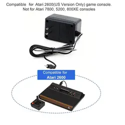 Accessories Gaming Power Supply Travel Durable AC Adapter Charging US Plug Game Console Charger for Atari 2600