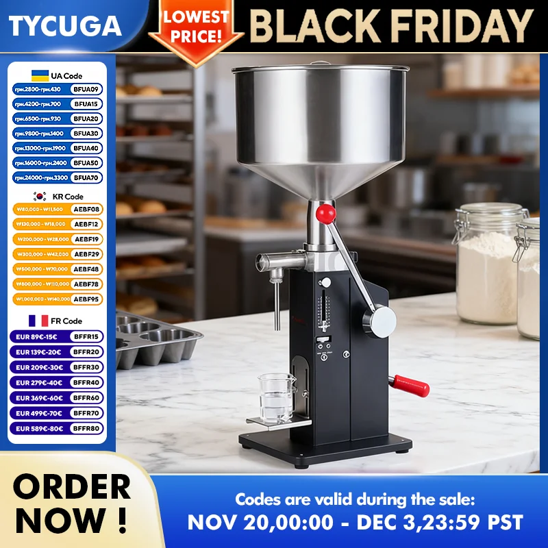 Máquina de llenado de líquidos y pasta Manual de acero inoxidable, dispensador comercial ajustable para relleno de botellas de aceite y miel, 5-55 ml