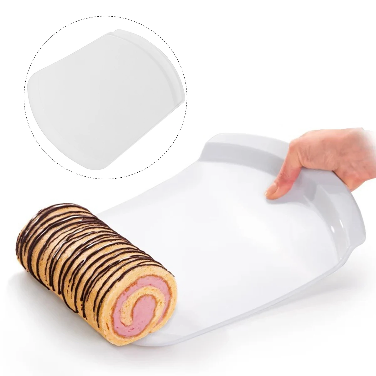 

2pcs Cake Tray Spatula Reusable Board Transfer Tools Pastry Shovel Bread Paddle Pizza Pan Easy Clean NonStick Professional Use
