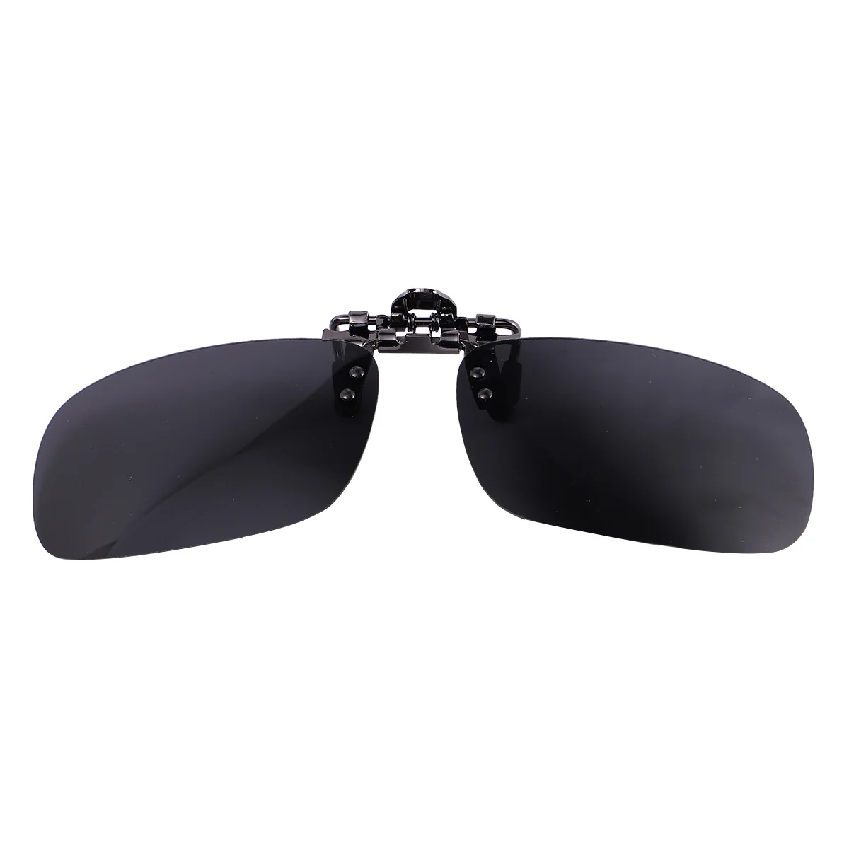 

Sunglasses Clip Black Grey Lightweight Uv Night Clip-on Eyeglasses Flap Turning Style for Skiing Climbing Driving Use