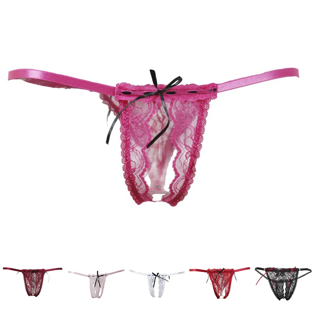 ملابس داخلية نايلون مفتوحة المنشعب ثونغ ملابس غير رسمية مناسبة لجميع المواسم تنطبق على الجنس الأنثوي #6