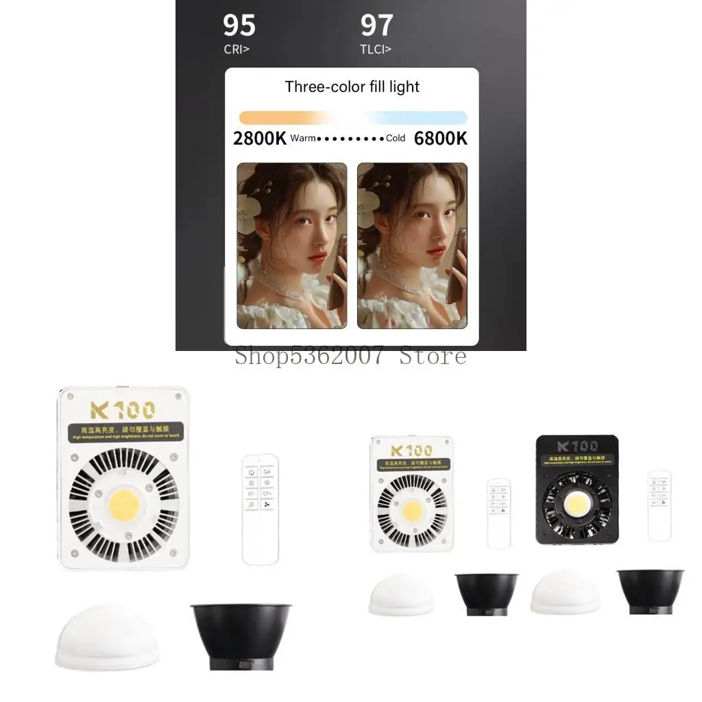 

Портативная портативная фотография Light Light 100 Вт высокой яркости. Ночная сцена съемки 40JB