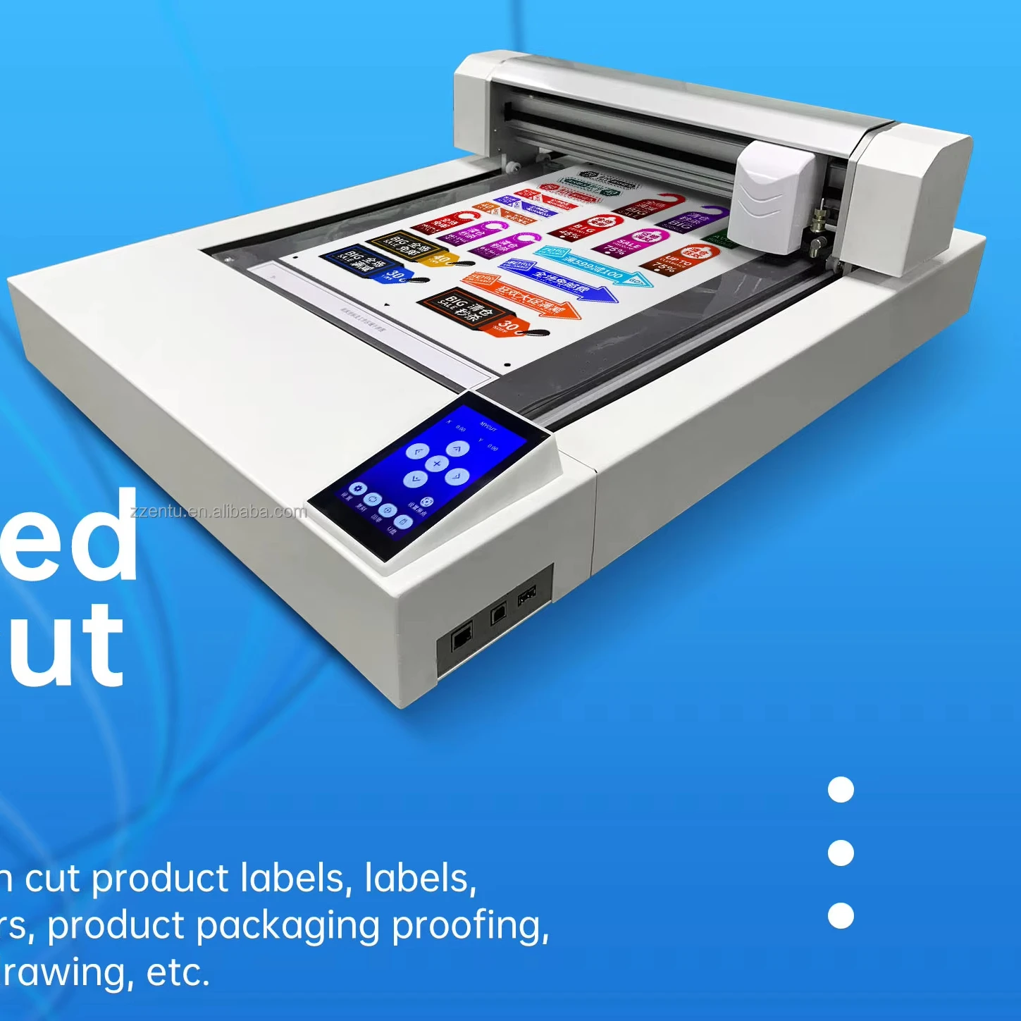 

2026 Best Quality 40*30cm Flatbed Cutting Plotter A3 with Cheap Price