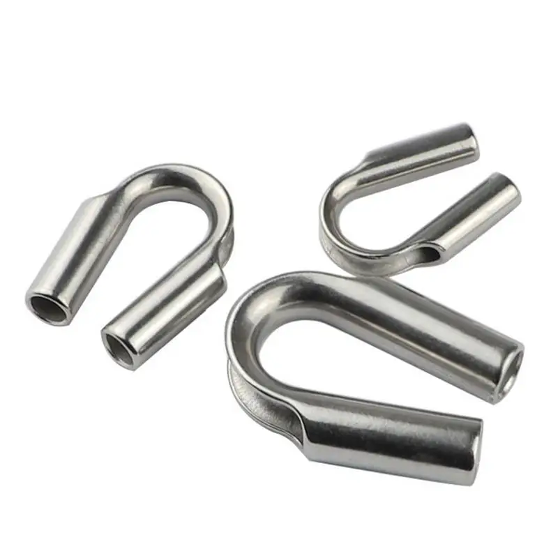 Bidal kabel kawat, tabung tali Stainless Steel, tali bidal untuk tali kawat, tali kawat, rantai bidal. Rak