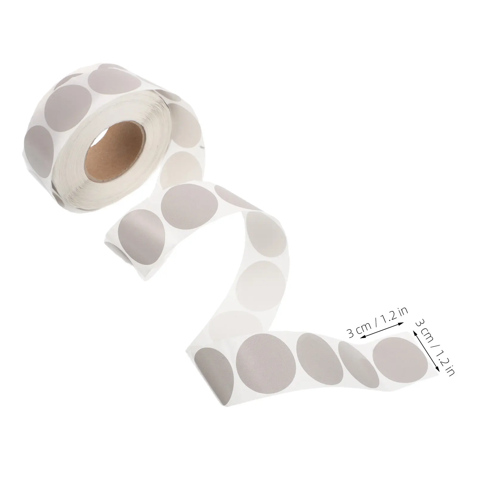 1 Roll Round Dot Adhesive Labels Strong Self Adhesive Easy Removal Weather Resistant for Office Warehouse School Coding Sealing