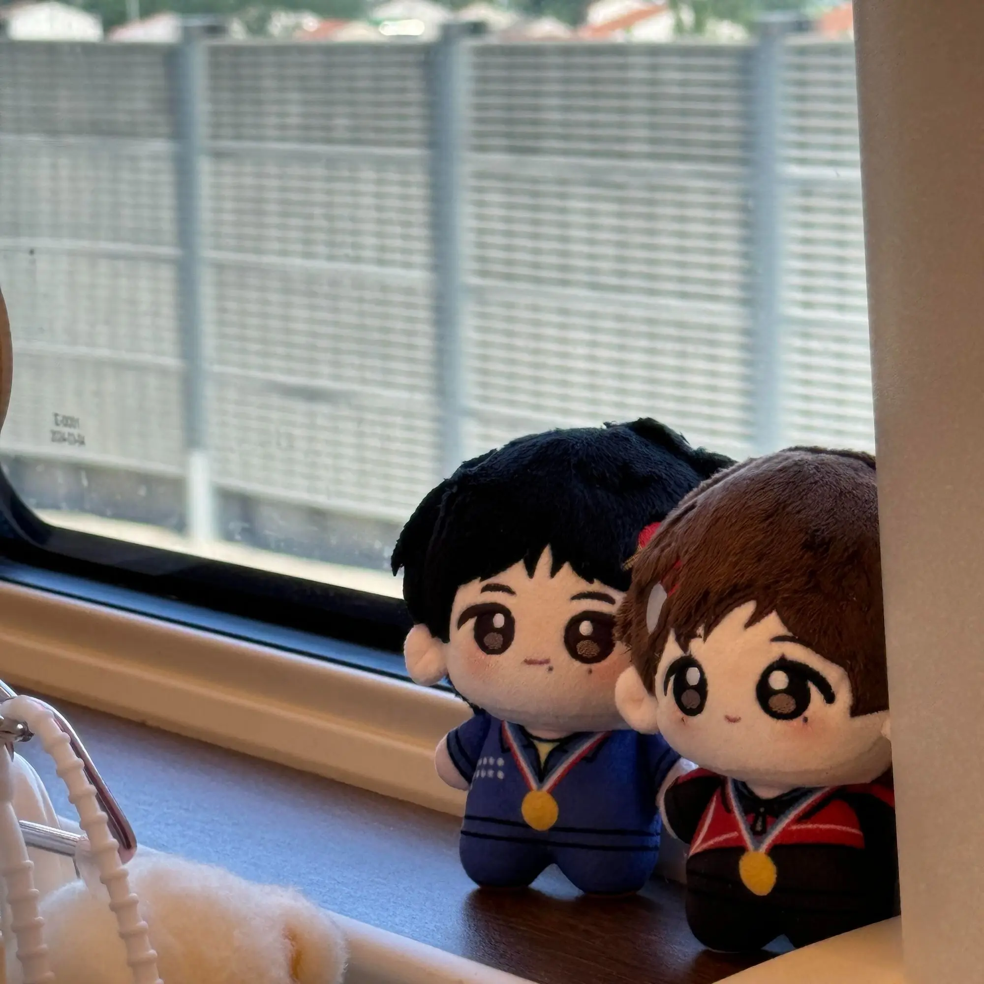 Wypchana 10cm Gra Anime 5114 Wang Chuqin & Sun Yingsha Kwiatowy Napis Ciało Pluszowa Lalka Zabawka Miękka Przebieranka Bawełniana Prezent dla Dziecka