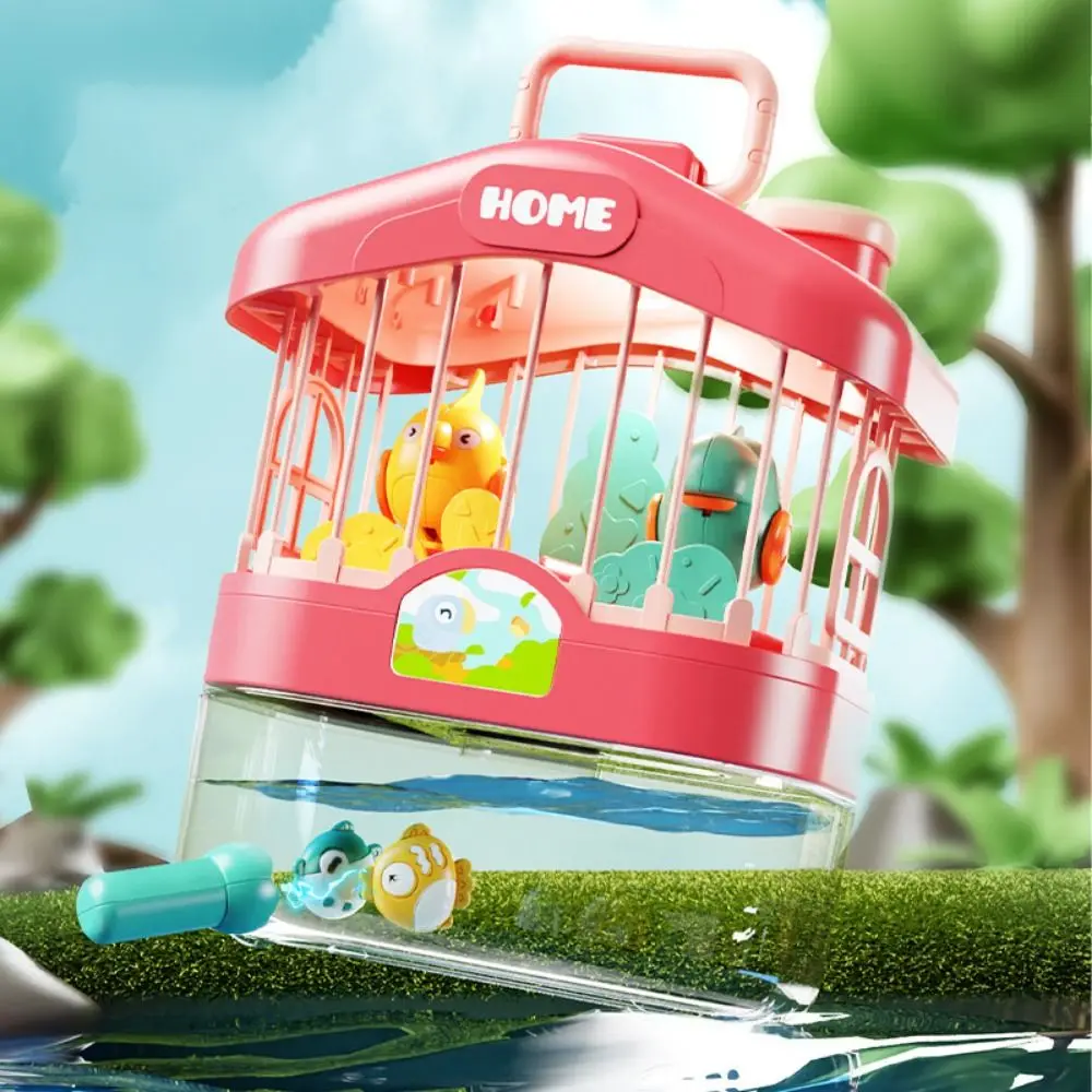 Learn To Speak Chirping Bird Cage Toy Light Parrot Kids Voice-Activated Birdcage Voice Controlled Induction Sound Design