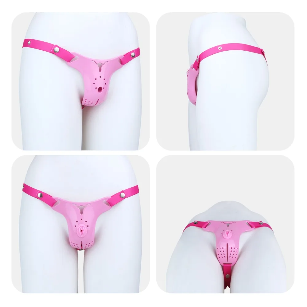 Sissy Chastity Cage Male Wearable Chastity Panty Device Cock Cage Lock Abstinence Adult Sex Toys for Men Gay Penis Bondage view 3