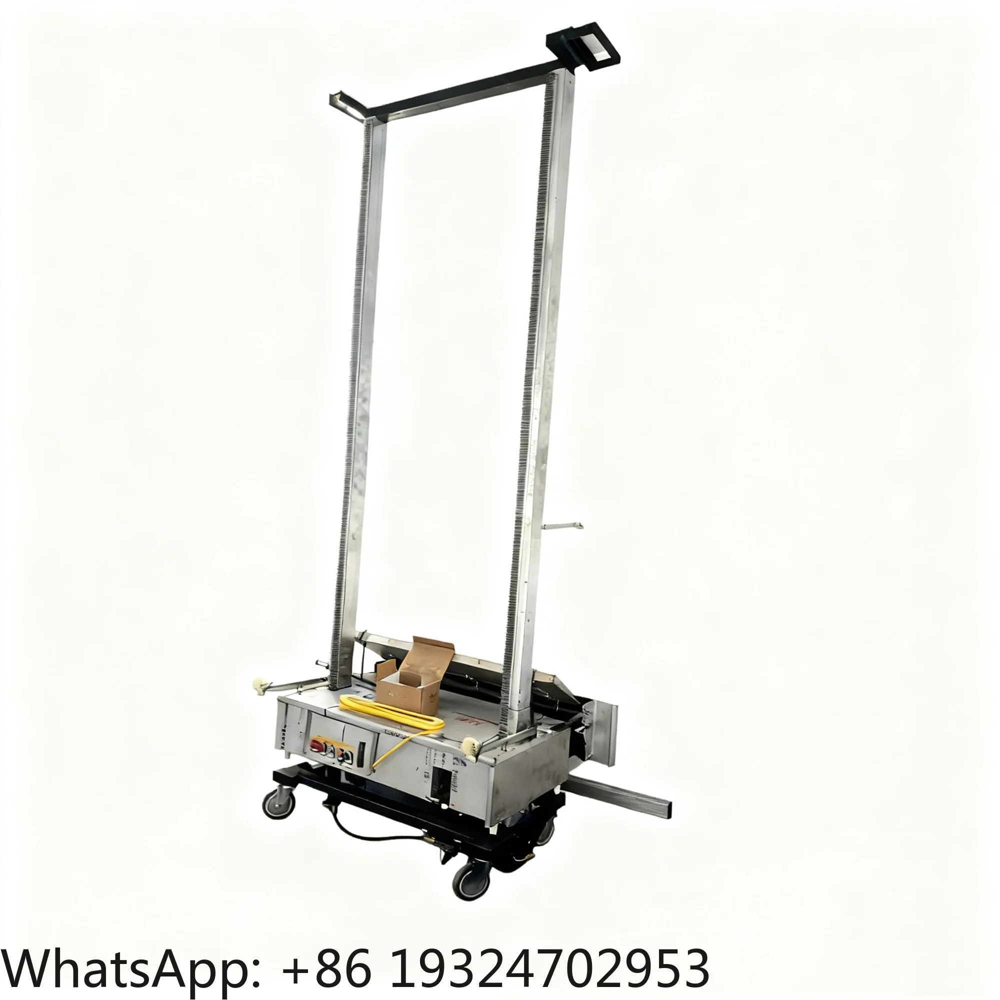 New 80cm Electric Wall Plastering Machine with Engine High Efficiency Automatic Rendering Machine 4m Height
