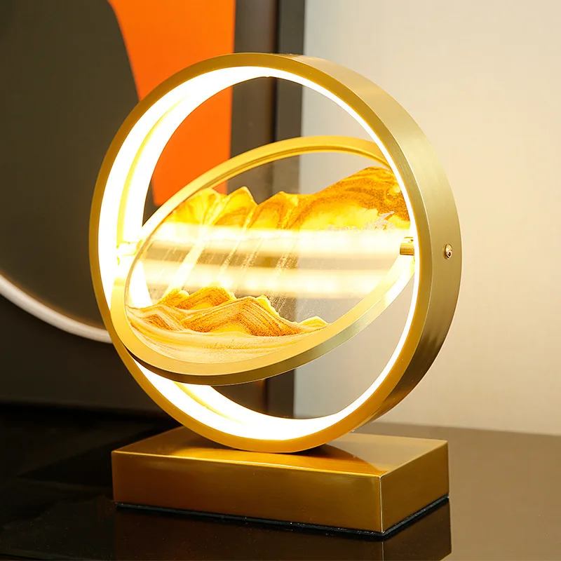 

Quicksand painting ornaments home accessories living room creative hourglass wine cabinet