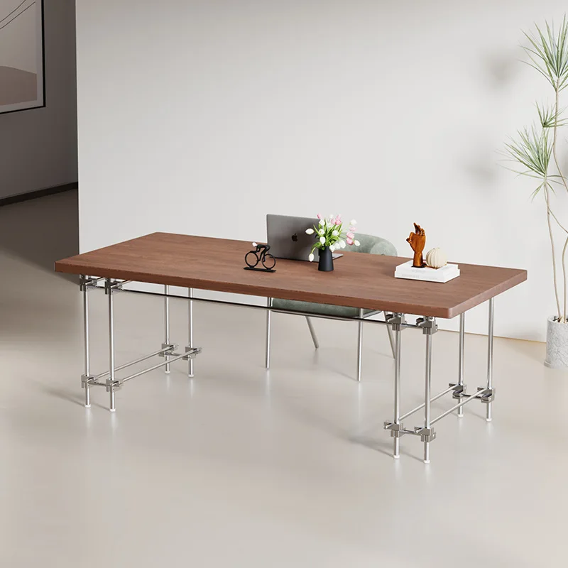 North American Black Walnut Modern Dining Table Studio Computer Desk Gaming Table