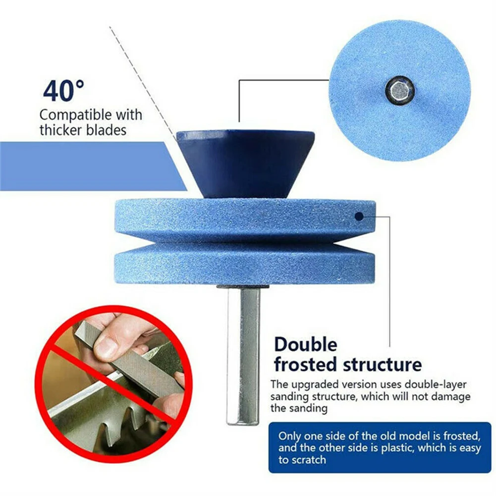 

Easy Install Lawn Mower Blade Sharpener Power Hand Drill Attachment for Effortless Sharpening Grindstone Included