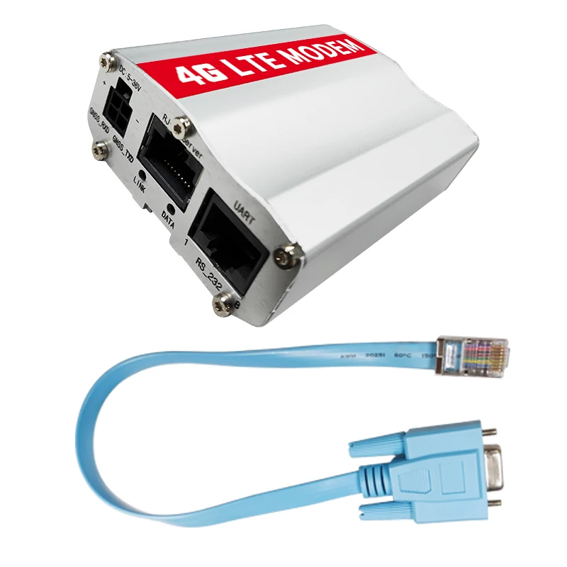 Modem 4G LTE modulo SIMCOM SIM7600E RS232 UART RJ45 remote TCP/IP a porta seriale terminale di comunicazione server Ethernet