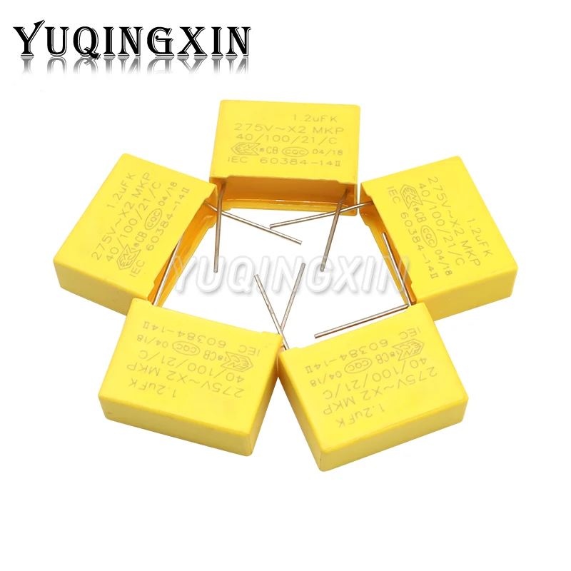 10pcs 275VAC X2 Safety capacitor 275V 10mm 15mm 22.5mm 27.5mm 0.022UF 0.047UF 0.1UF 0.22UF 0.47UF 0.68UF 1UF Polypropylene film