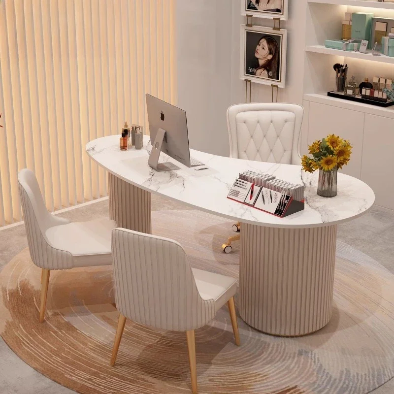 Consultation table, negotiation room desk, interview table, computer table combination