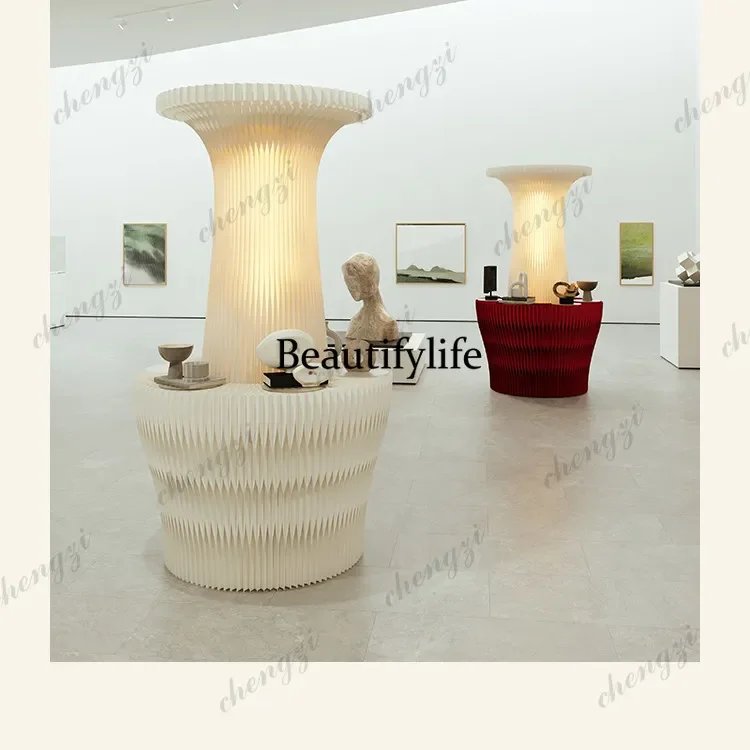 a55 Nakajima Display Rack Middle Stream Lamp Post Display Rack Showcase Shelf Office Storage Rack Store Display Stand