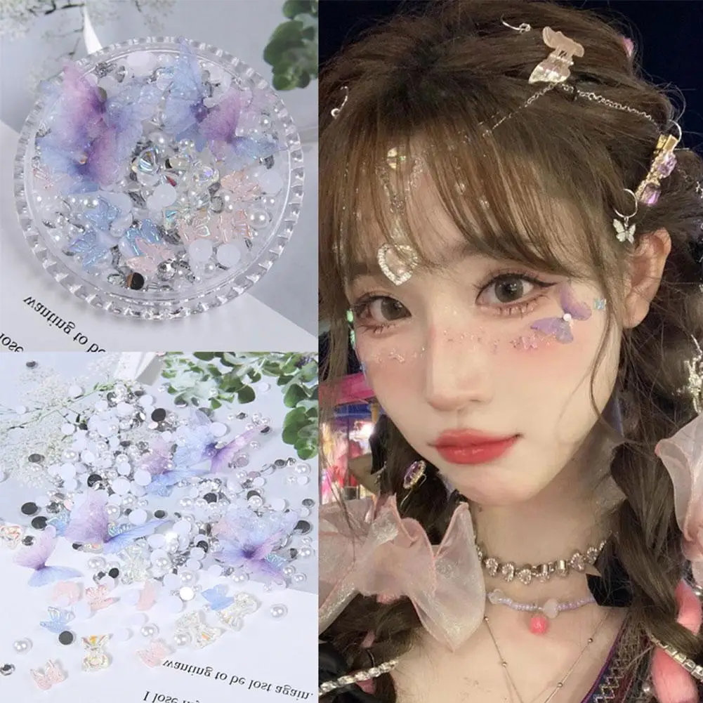 

3D Rhinestone Sticker Eyes Face Decoration Stickers Party Makeup Tool Diamond Temporary Tattoo DIY Stickers