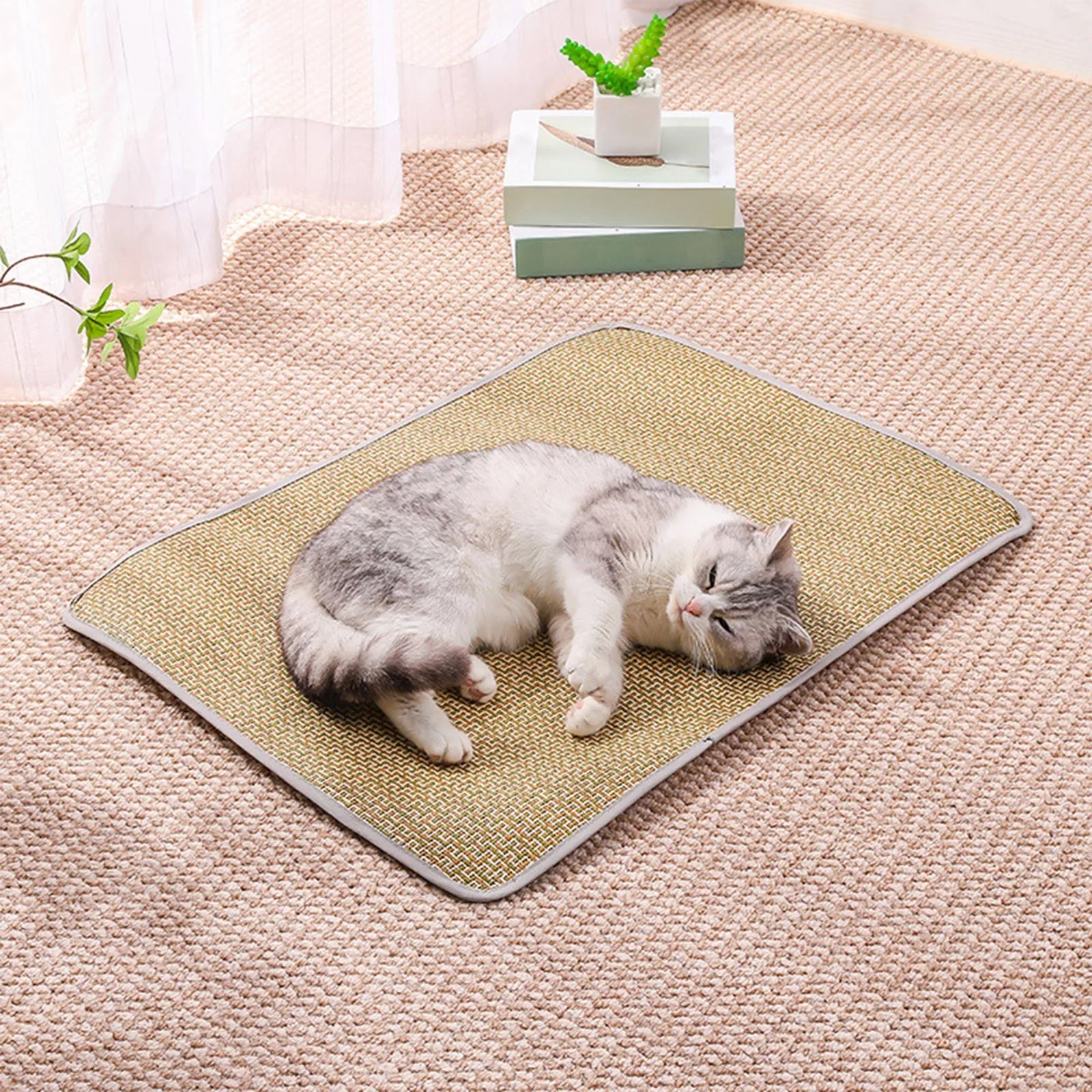 Summer Cooling Gel Pad for Dogs Cats Non Slip Pet Mat Heat R