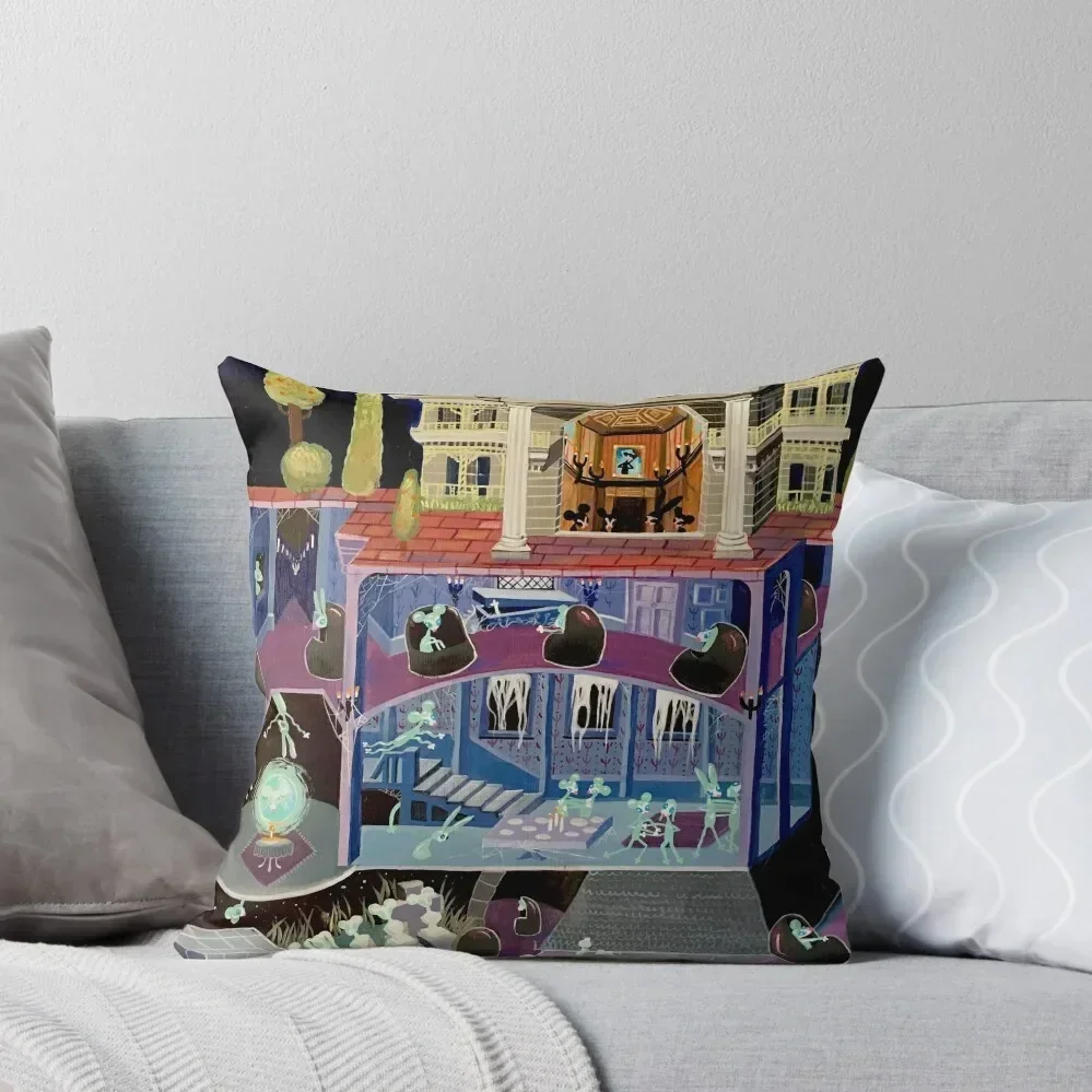 

Haunted mansion inspired Throw Pillow Christmas Pillow Covers Christmas Pillow Cases Decorative pillowcase