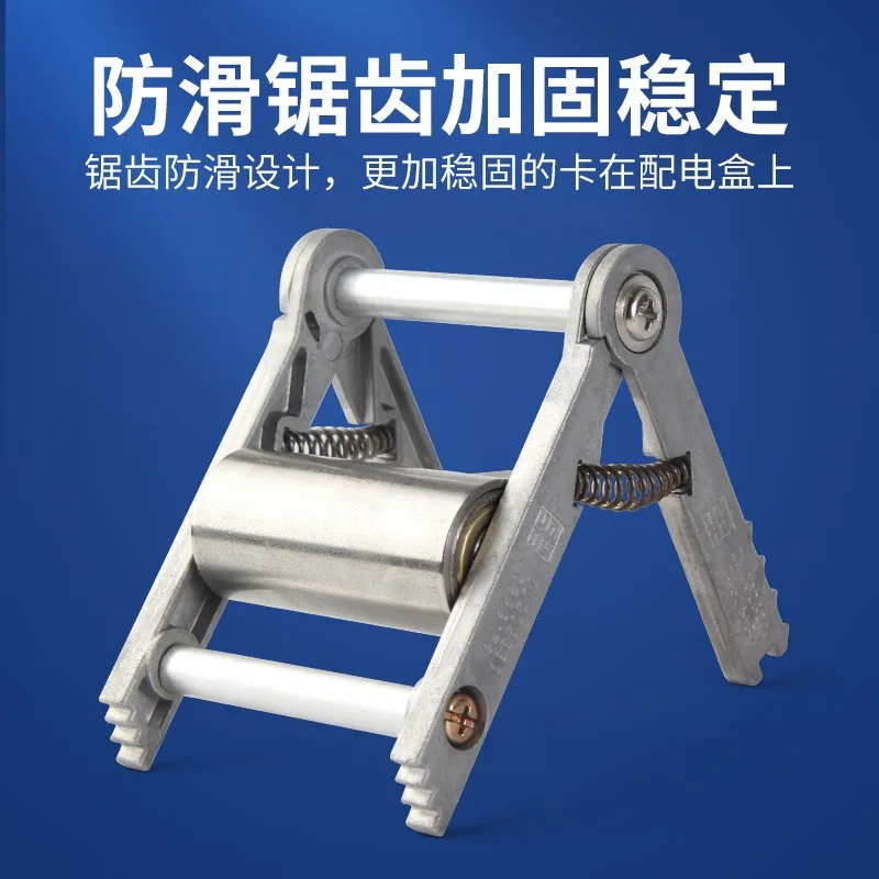 Single threading auxiliary artifact, electrician wire regulator, manual lead wire pulling tool, dark wire network cable drawing