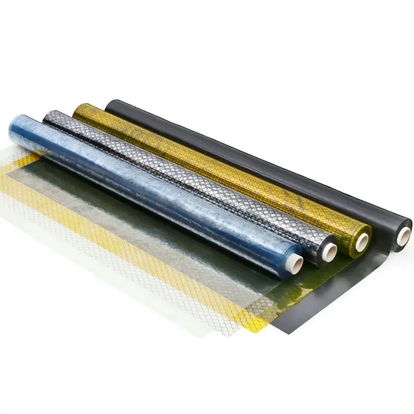 Anti Static Transparent Black Antistatic ESD PVC Grid Curtain for Factory Use