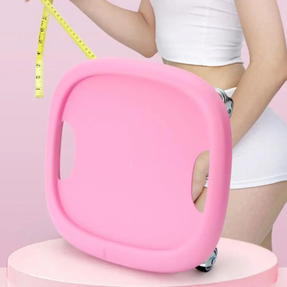 

Бесшумный ролик для брюшного пресса, многофункциональный 4-колесный раздвижной диск для фитнеса, 360 градусов с ручкой, тренажер для мышц живота