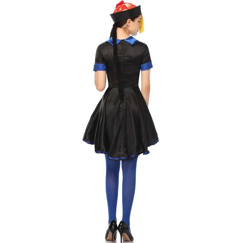 

Хэллоуин женский костюм зомби Цин Динас тема сценическое представление традиционная китайская этническая одежда женские Dr