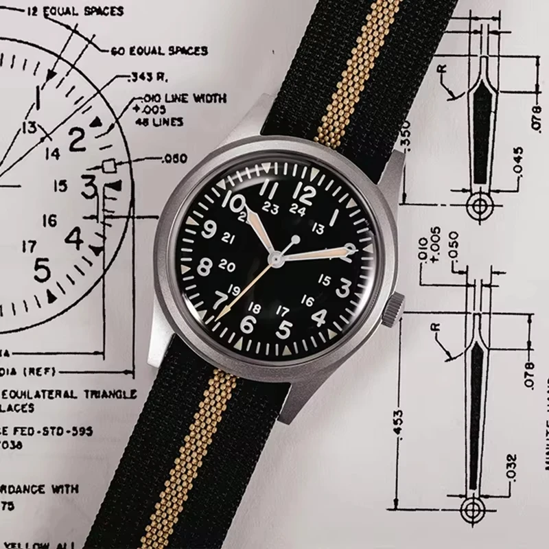 RDUNAE RA04 Vintage Quartz Watch Personalization man miyota super 2025 waterproof 5ATM Brown luminous