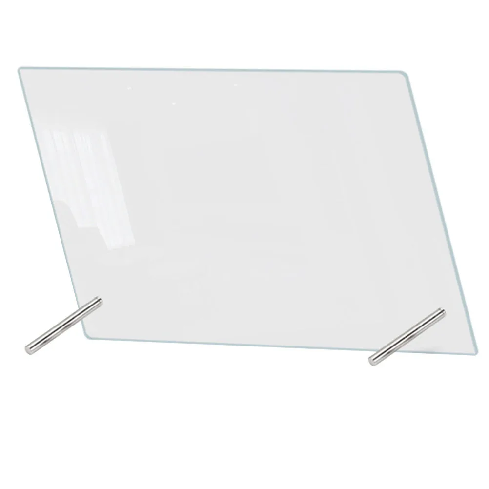 

1 Set Acrylic Memo Transparent Message Note For Home School Office Use Lightweight Portable Writing Board Multi-Function Desktop