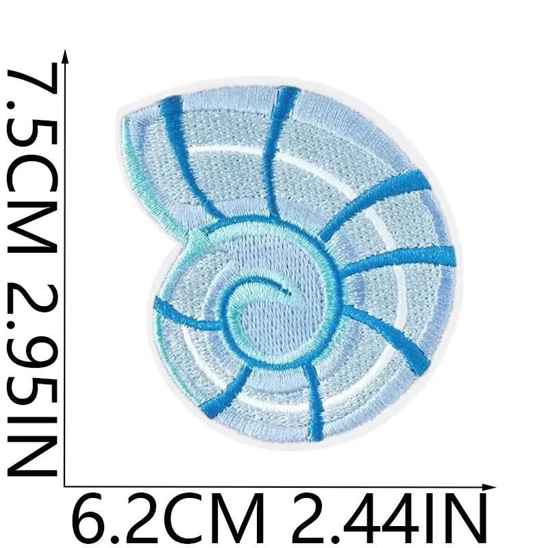 Roze Zeemeermin Borduurwerk Stof Schelp Zeewier Doek Appliqueert Schattige Eenhoorn Decoratieve Ijzeren Patch Voor Kinderen Kleding