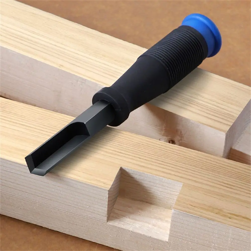 90 Degree Right Angle Chisel Tool with Plastic Handle High Carbon Steel Body for Efficient Grooving Woodworking Chisel