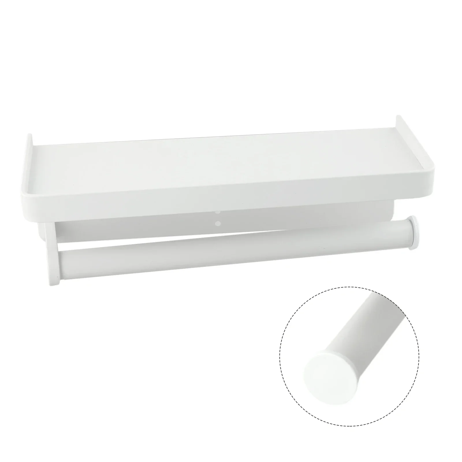 Towel Shelf Owel Shelf Aluminum Alloy Brand New Easy Installation Kitchen Paper Towel Shelf Versatile Design Easy To Clean