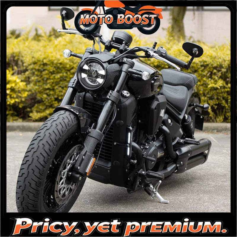 

Motorbike Aluminum Handlebars Moto Manillar Scooter Retro Anti-rust Motor CNC Handle Bars Handlebar for BENDA Dark Flag 500
