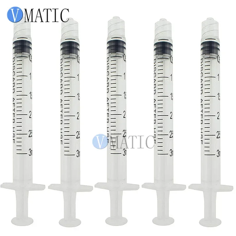 Free Shipping Non Sterilized 3ml/cc Dispensing Plastic Liquid Dispenser Manual Syringe