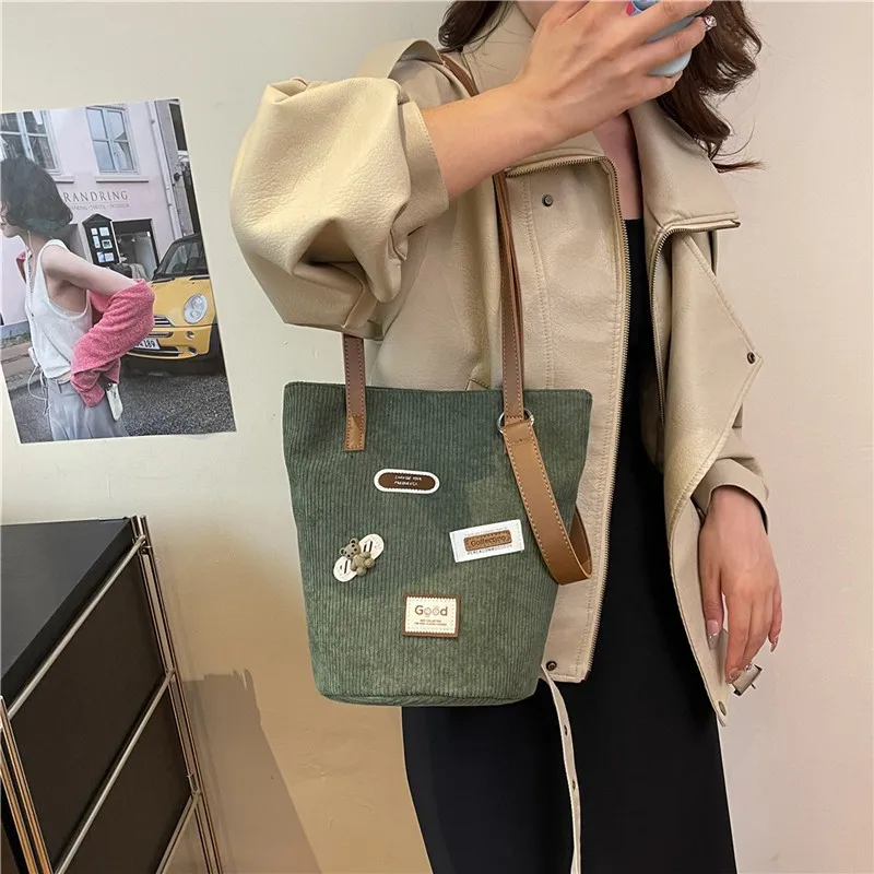 2025 Casual Versatile Retro High Quality Women's Shoulder Bags Concise Women's Bag Autumn New Large Capacity Commute Tote Bag