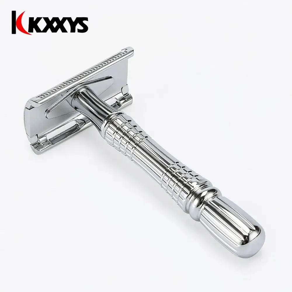 Мужская регулируемая бритва с двойным лезвием, классическая безопасная бритва, лезвие для стрижки бороды, личной гигиены + 1 лезвие + 1 дорожный футляр BT171