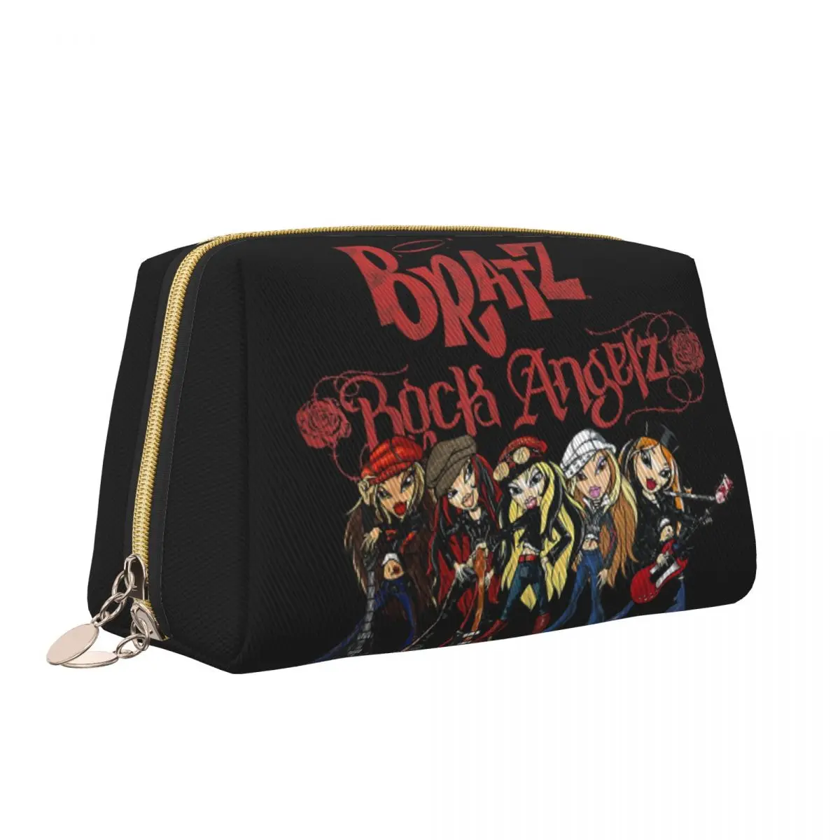 Bratz Rock Angelz Group Shot Cosmetic Bag Women Fashion Large Capacity Animated Tv Makeup Case Beauty Storage Toiletry Bags