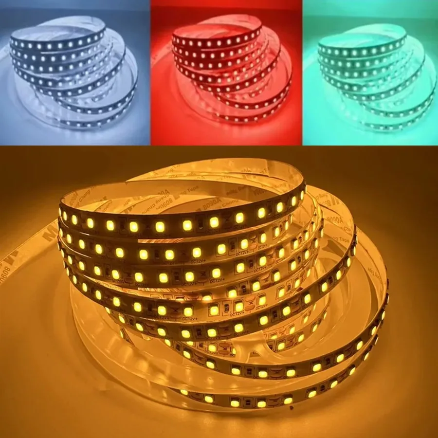 

2835 LED Strip 120LEDs/m Home Strip High Brightness Ice Blue Green Yellow Pink Flexible And Cuttable Soft Lamp Bar AC220V 240V