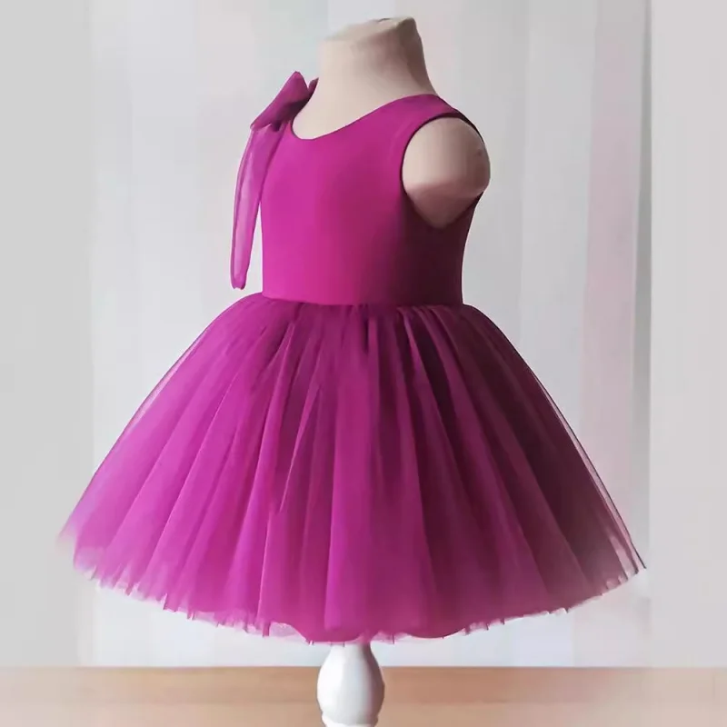

Children's Princess Dress2025New Children's Grading Ballet Dance Dress European and American Style Girls One Year Old Celebratio
