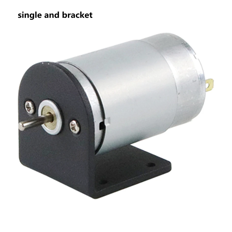12V 24V R-555 Double Output Shaft DC High-speed Motor High-power Adjustable Speed CW CCW Small Generator Motor