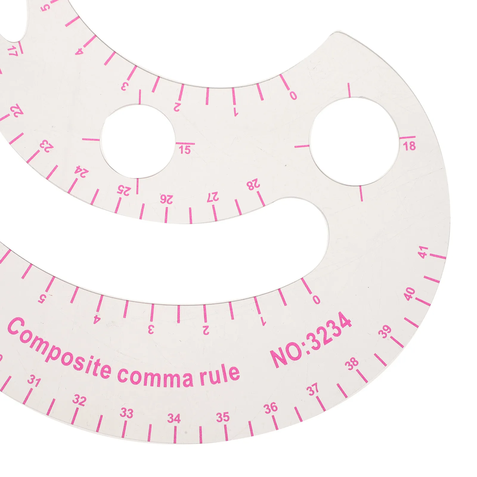 6Pcs Flexible Plastic Drafting Curve Ruler Garment Design Template Tailor Dressmaker Sewing French Curve Ruler for School Office