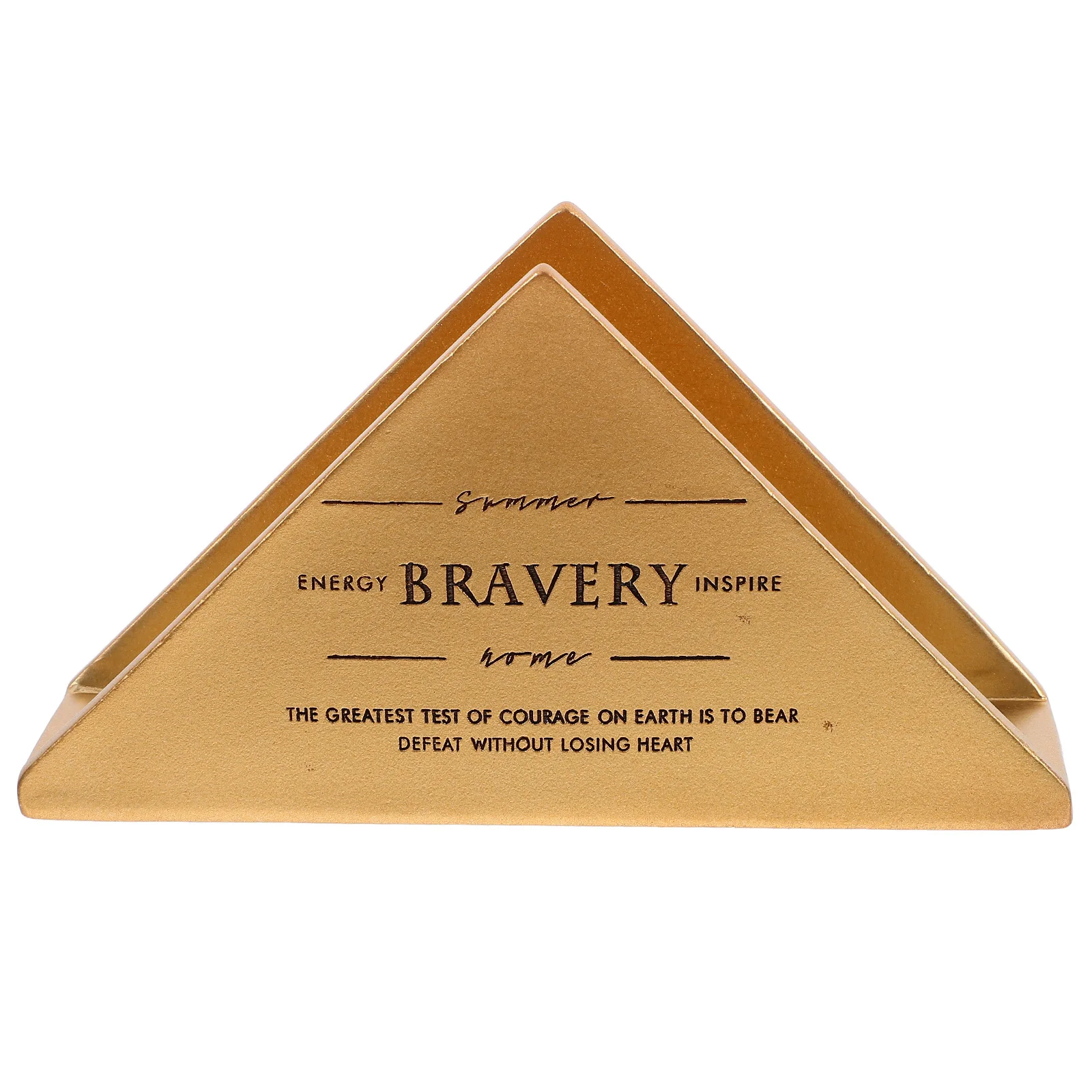 

Stylish Triangle Napkin Holder Resin Tissue Storage Stand Easy Clean Decorative Organizer for Household Coffee Shops