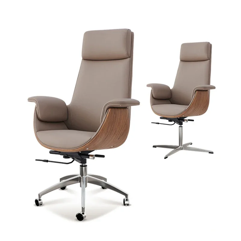 Office Chair Modern High Back Leather Office Chair Furniture Office Executive Leather Meeting Room Swivel Chair