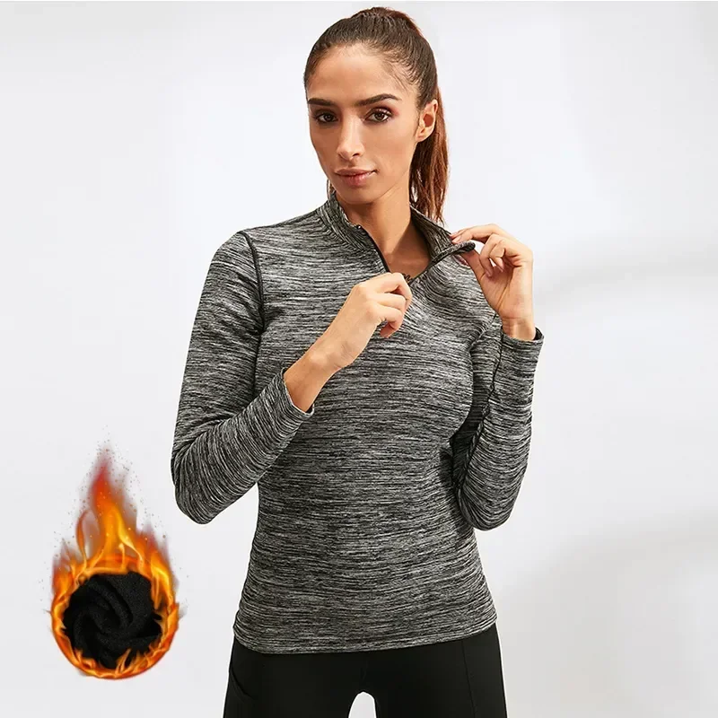 Ondergoed Winter Pyjama Thermo Top Warme Kleding Fluwelen Vrouwen Shirt Shirts High-Kraag Lingerie Voor Thermische Dames