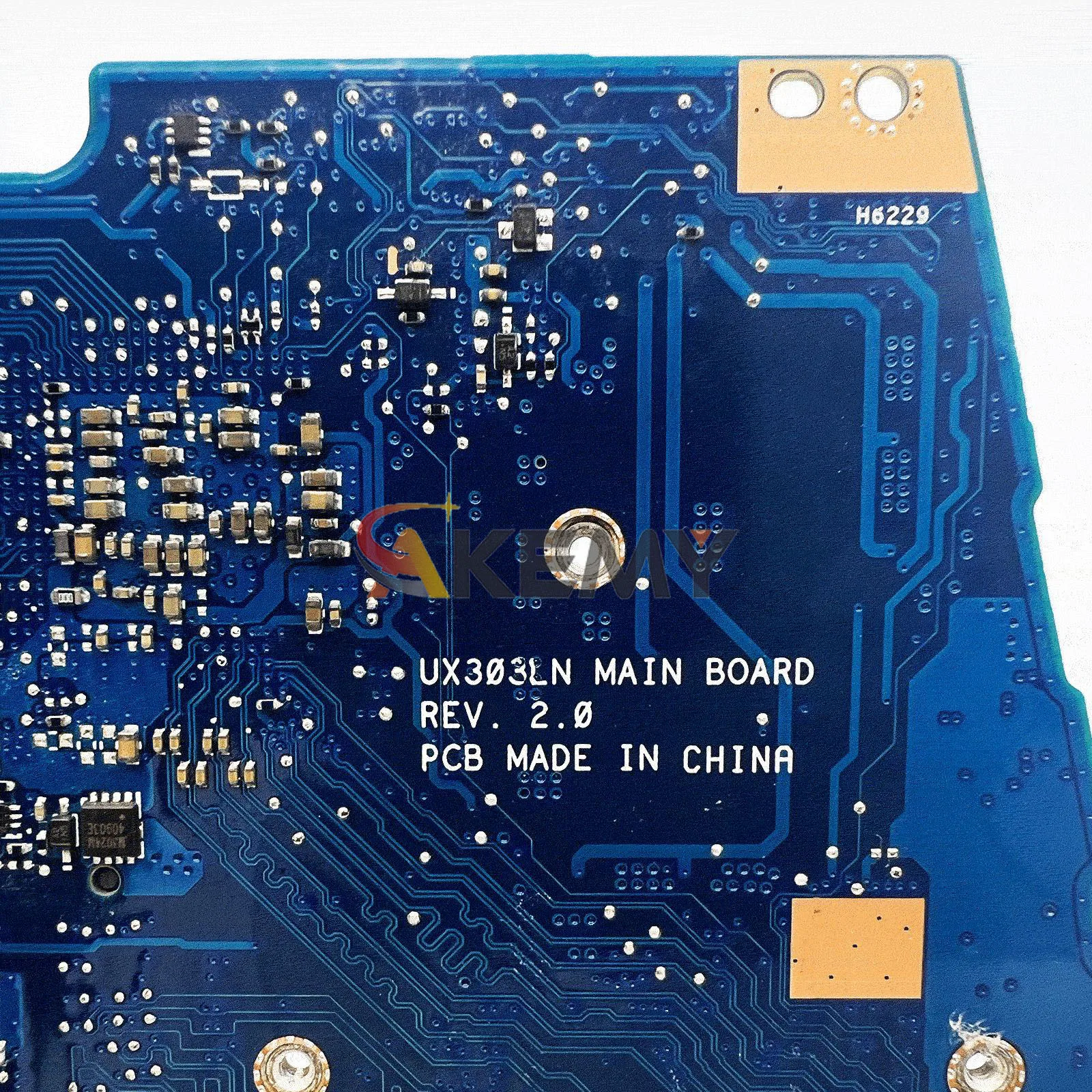 UX303LN Laptop Motherboard For ASUS ZenBook UX303LB BX303L UX303LN UX303L U303L UX303LNB U3000 Mainboard  I3 I5 I7 CPU tests OK