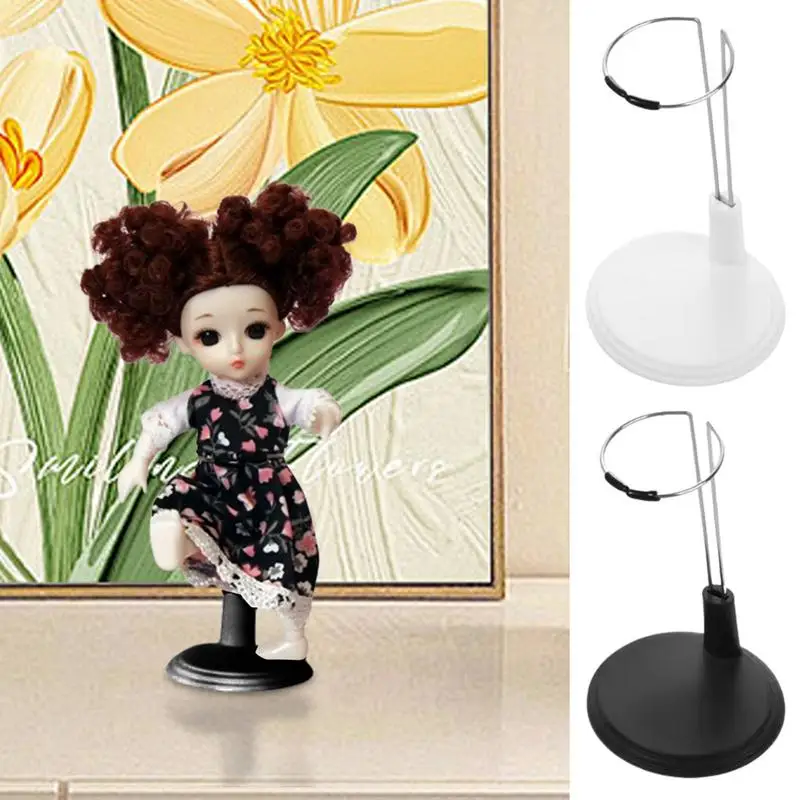 Doll Display Stand Stable Non Slip Steel Doll Stand for Display Multifunctional Decorative Display Stand Doll Holder for Crochet